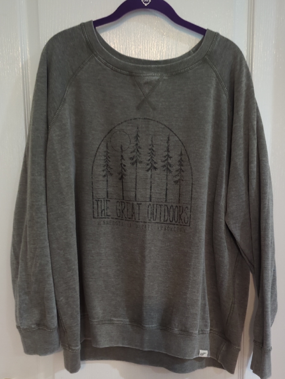 The Great Outdoors Graphic Sweatshirt - Grey 2x